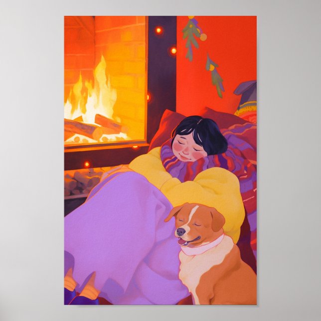 Poster Cozy Winter Morning (Frente)