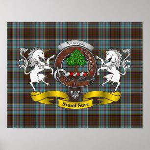 Poster Crachá Anderson Clan