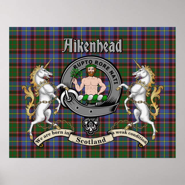 Poster Crachá Clan Aikenhead (Frente)