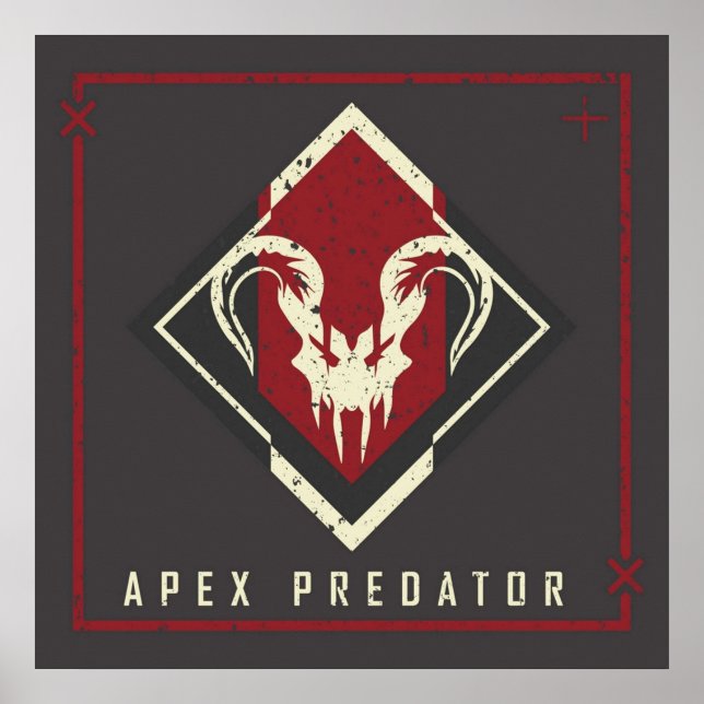 Poster Crachá de Realização do Predator Apex (Frente)