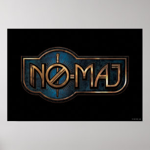 Poster Crachá Dourado e Marble NO-MAJ™