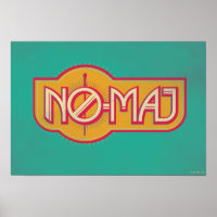 Crachá Red & Yellow NO-MAJ™