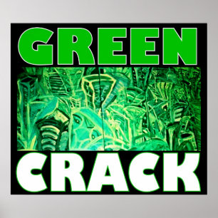 PÓSTER CRACK VERDE