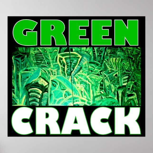 PÓSTER CRACK VERDE (Frente)