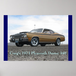 Poster Craig's 1973 Plymouth Duster 340