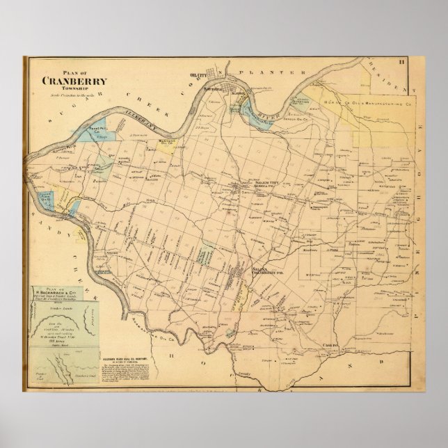 Póster Cranberry Township (Frente)