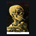 Poster Crânio com cigarro queimado por Vincent van Gogh<br><div class="desc">Esta pintura intitulada, Crânio com Cigarro em chamas é feita pelo famoso artista, Vincent van Gogh. Sobre Vincent van Gogh Vincent van Gogh viu a cor como o principal símbolo de expressão. Há uma razão pela qual sua arte se conecta com os espectadores, porque van Gogh estava determinado a dar...</div>
