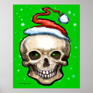 Poster Crânio de Natal