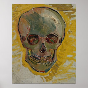 Poster Crânio de Vincent Van Gogh