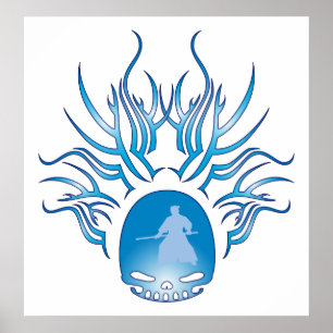 Poster Crânio do Aikido