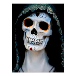 Póster Cranio do Dia dos Mortos