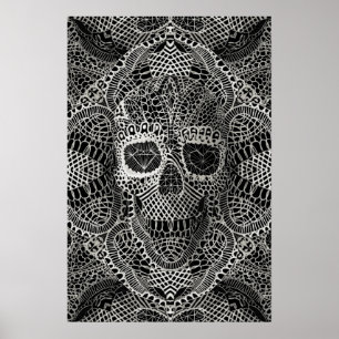 Poster Crânio do laço