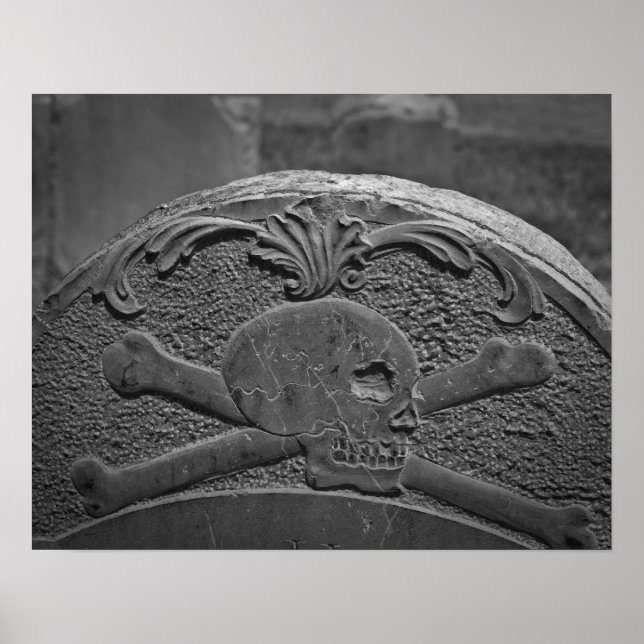Póster Crânio e Crossbones (Frente)