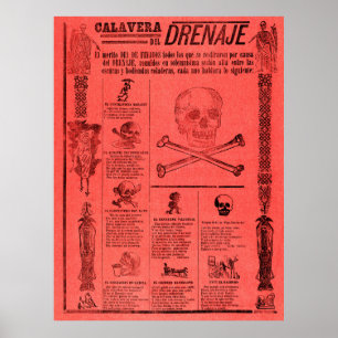 Poster Crânios mexicanos