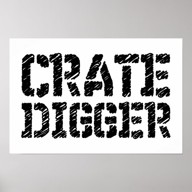 Póster Crate Digger (Frente)