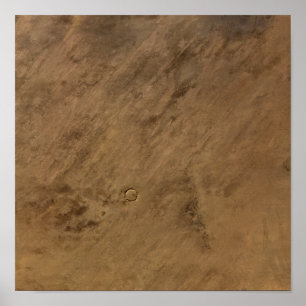 Póster Cratera de Tenoumer na Mauritânia