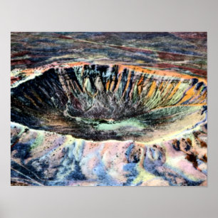 Póster Cratera do meteoro da arizona de Winslow