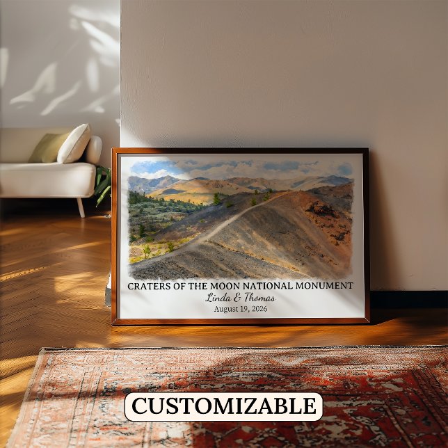 Poster Crateras da Lua Monumento Nacional Idaho Personali (Criador carregado)