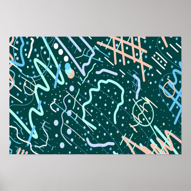 Poster Crateras e Cometas (Frente)
