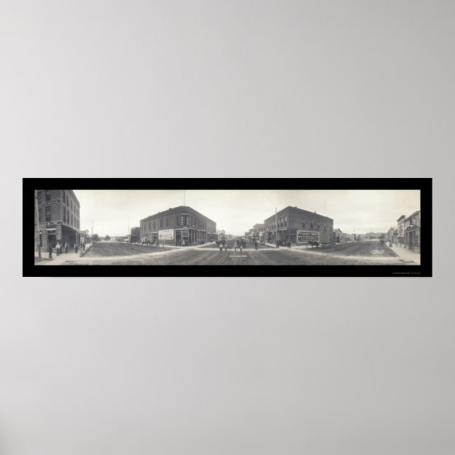 Póster Crawford, Nebraska Foto 1909 (Frente)