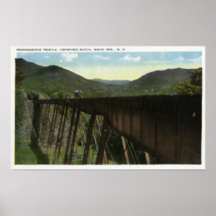 Poster Crawford Notch View de Frankenstein Trestle
