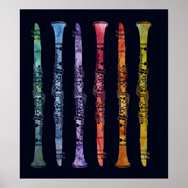 Poster Crayon Clarinets (Frente)