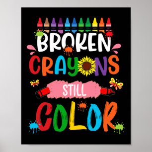 Poster Crayons ainda estão com percepção da saúde mental