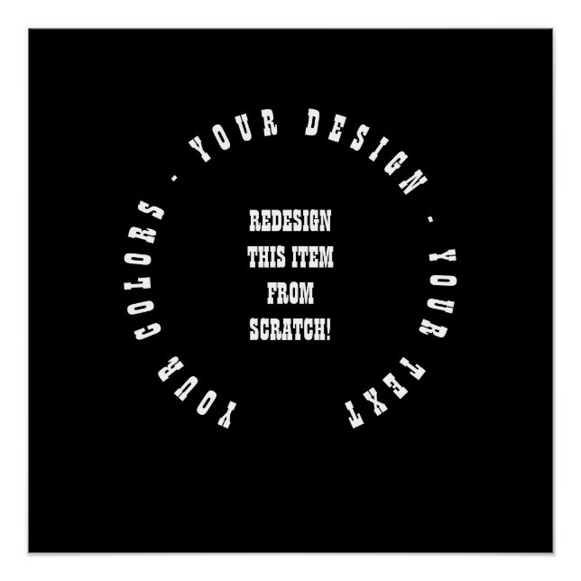 Póster Create Your Own (Frente)