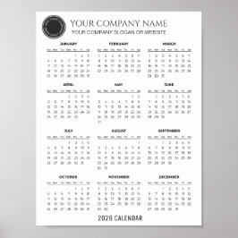 Poster Create Your Own 2026 Company Calendar |