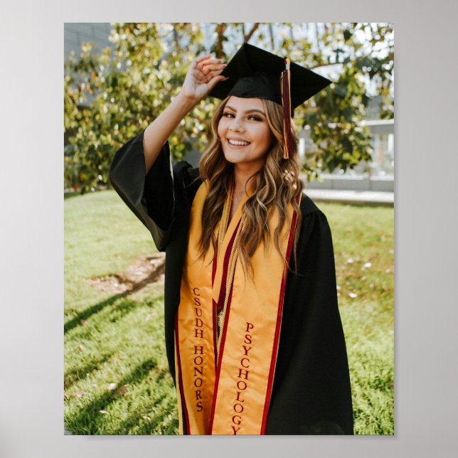 Poster Create Your Own Custom Graduate Photo (Frente)