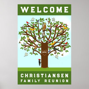 Poster Creative Family Reunion Welcome