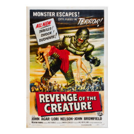 Póster Creature Horror Monster Movie Poster