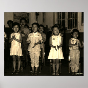Poster Creche Vintage China Changsha