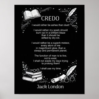 Poster Credo de Jack London
