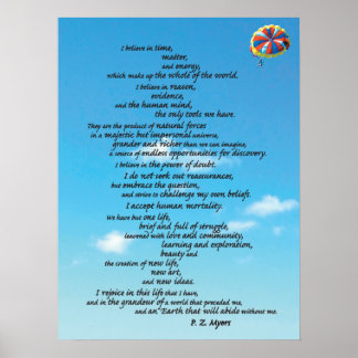 Poster Credo dos Ateus