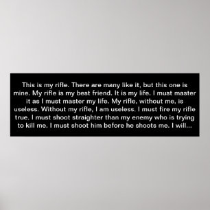 Póster Creed de Rifleman