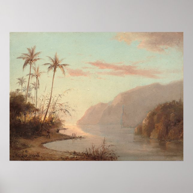 Poster Creek na Rua Thomas - Camille Pissarro Belas Artes (Frente)