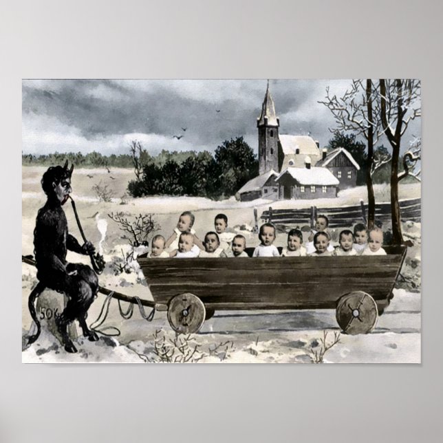 Poster Creepy Krampus (Frente)