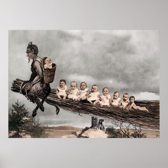 Poster Creepy Krampus (Frente)