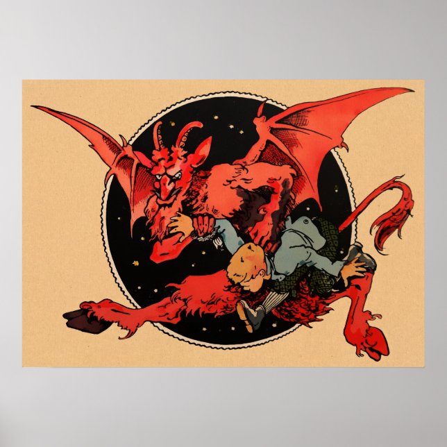 Poster Creepy Krampus (Frente)