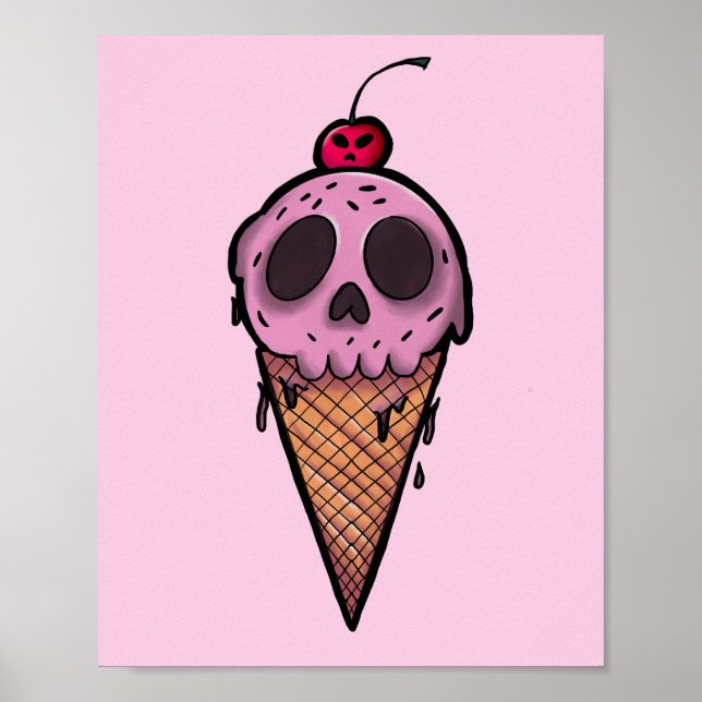 Poster Creme Assustador (Frente)