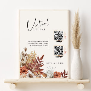 Poster Creme Moderno Boho Dica Seu Sinal De Casamento Do 