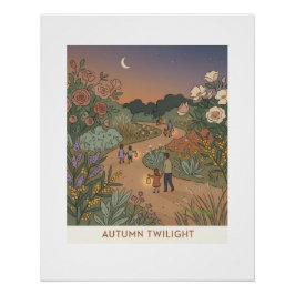 Póster Crepúsculo de Outono
