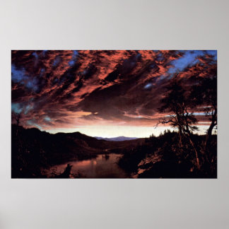 Póster Crepúsculo na Igreja de Frederick Edwin