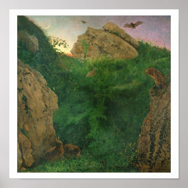 Poster Crepúsculo (óleo) (Frente)