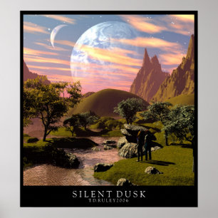 Póster Crepúsculo silencioso