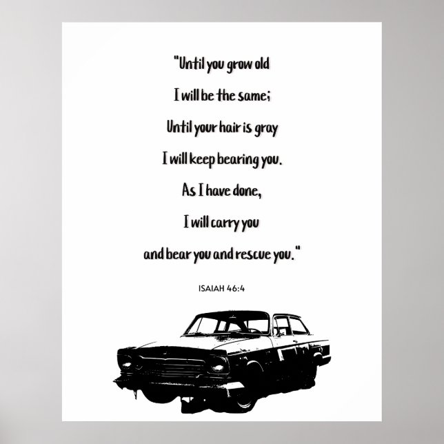 Poster Crescendo velho (Frente)