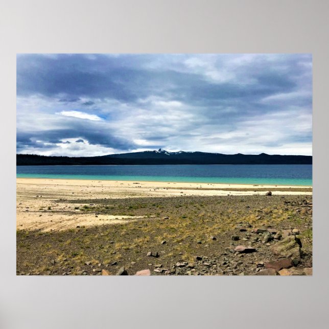 Poster Crescent Lake em Simax Bay, Oregon (Frente)