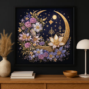 Poster Crescente Celestial do Jardim