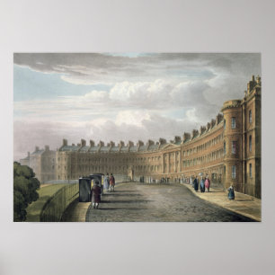 Póster Crescente de Lansdown, banho, 1820